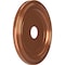 Ekena Millwork Traditional PVC Medallion (Canopies up to 11 1/2"), 19"OD x 3 1/2"ID x 1 1/2"P, Bright Coat Copper CMP19TRBCO - alternate 2